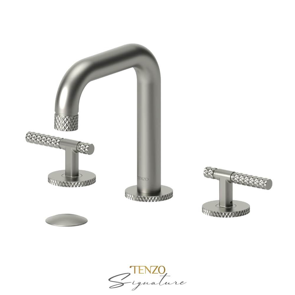 Tenzo BE13-C-W 8" Lavatory Faucet With Drain Bellacio-C