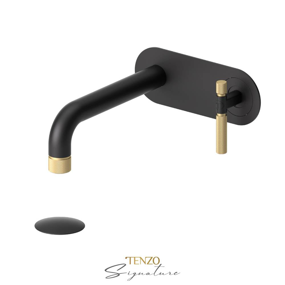 Tenzo F-BE15-F-W Trim For Wall Mount Lav. Faucet Drain Bellacio-F