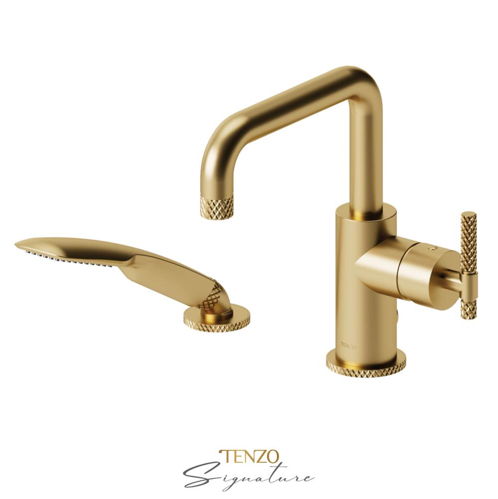 Tenzo BE31-C Deck Mount 2 Pcs Tub Filler Bellacio-C