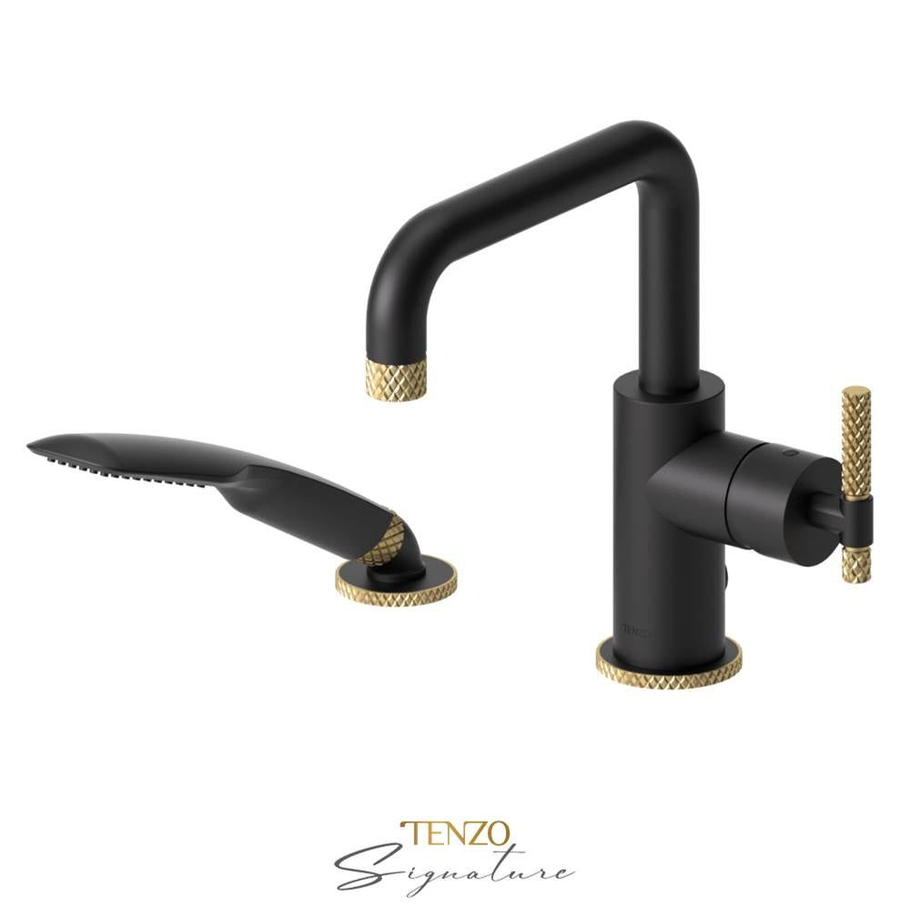 Tenzo BE31-C Deck Mount 2 Pcs Tub Filler Bellacio-C