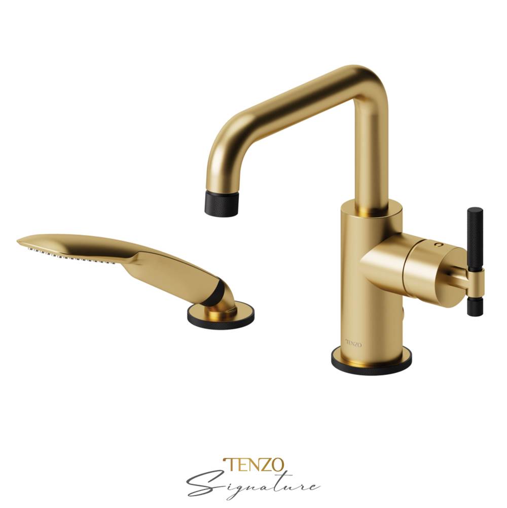 Tenzo BE31-F Deck Mount 2 Pcs Tub Filler Bellacio-F