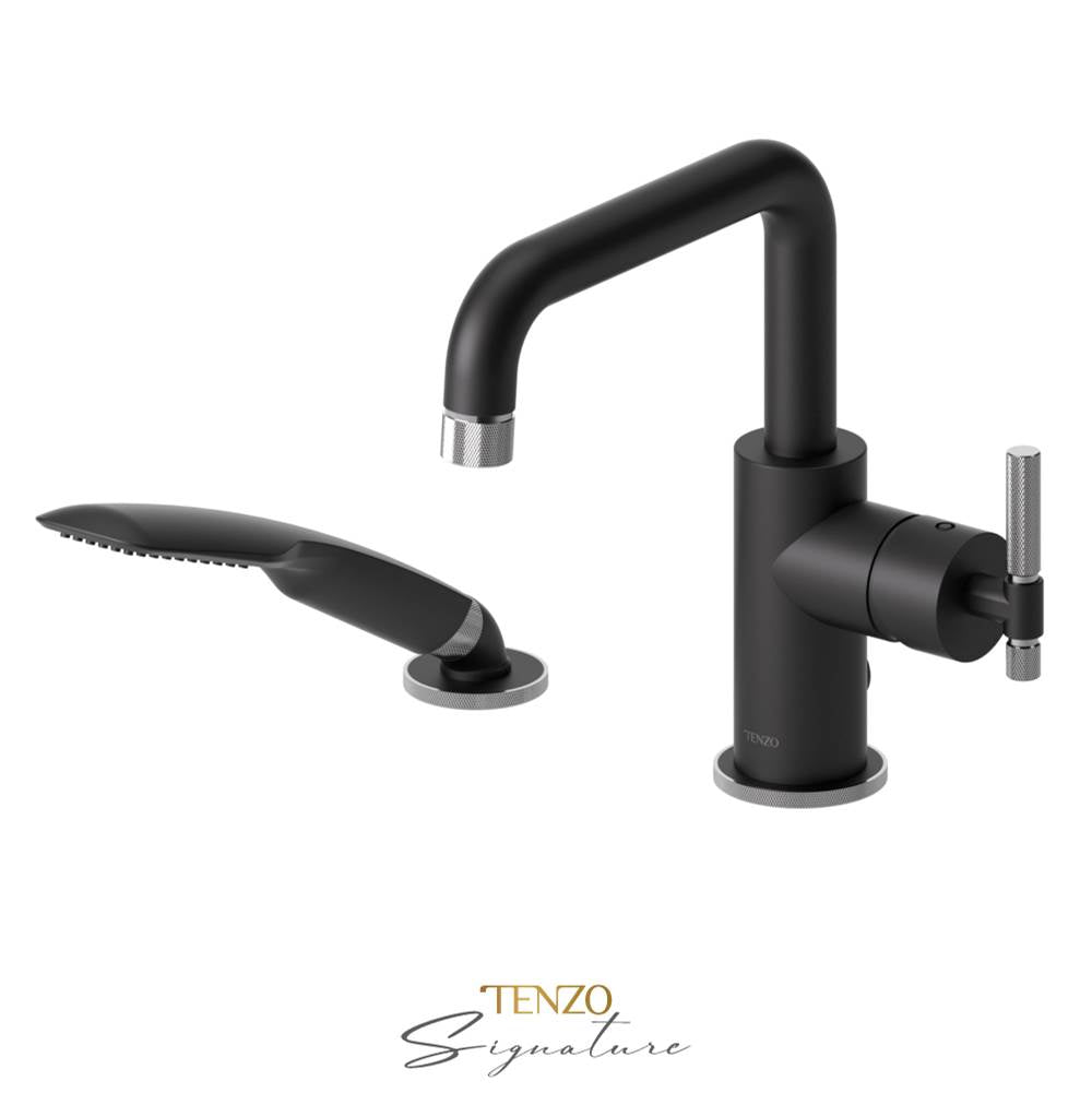 Tenzo BE31-F Deck Mount 2 Pcs Tub Filler Bellacio-F