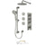Tenzo F-BET43-571168-C Trim For Extenza Kit 3 Function Thermo Bellacio-C