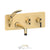 Tenzo BET73-C Wall Mount Tub Faucet With Retractable Hose Bellacio-C