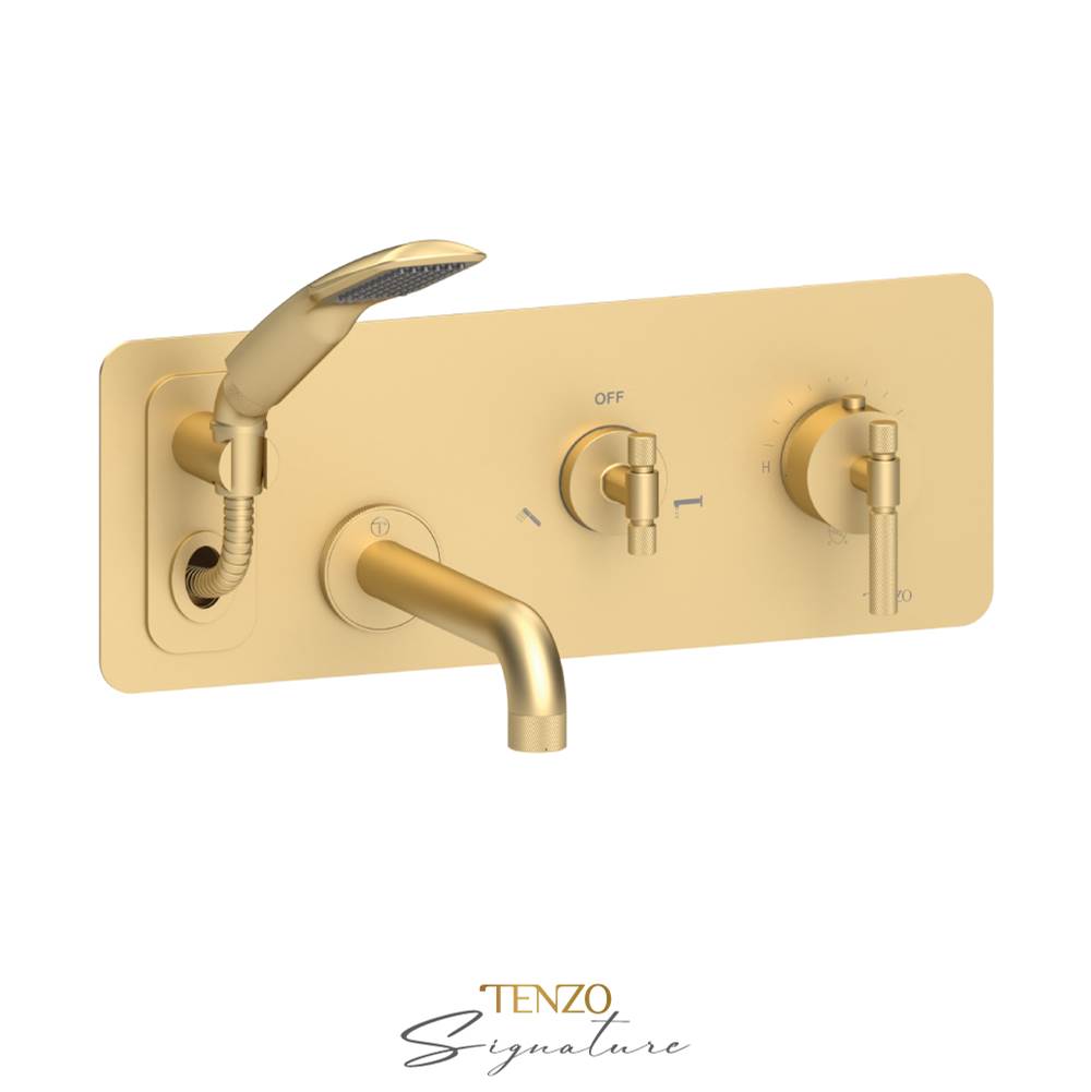 Tenzo F-BET73-F Trim For Wall Mount Tub Faucet With Retractable Hose Bellacio-F