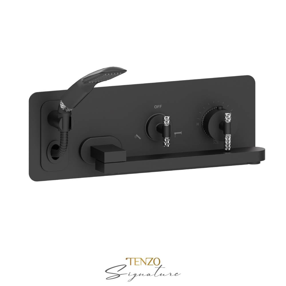 Tenzo F-BET74-C Trim For Wall Mount Tub Faucet With Swivel Spout Bellacio-C