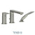 Tenzo DE35 Deck Mount 3 Pcs Tub Filler - Parent