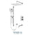 Tenzo F-DEPB33-501125 Trim For Delano T-Box Kit 3 Functions Pressure Balance