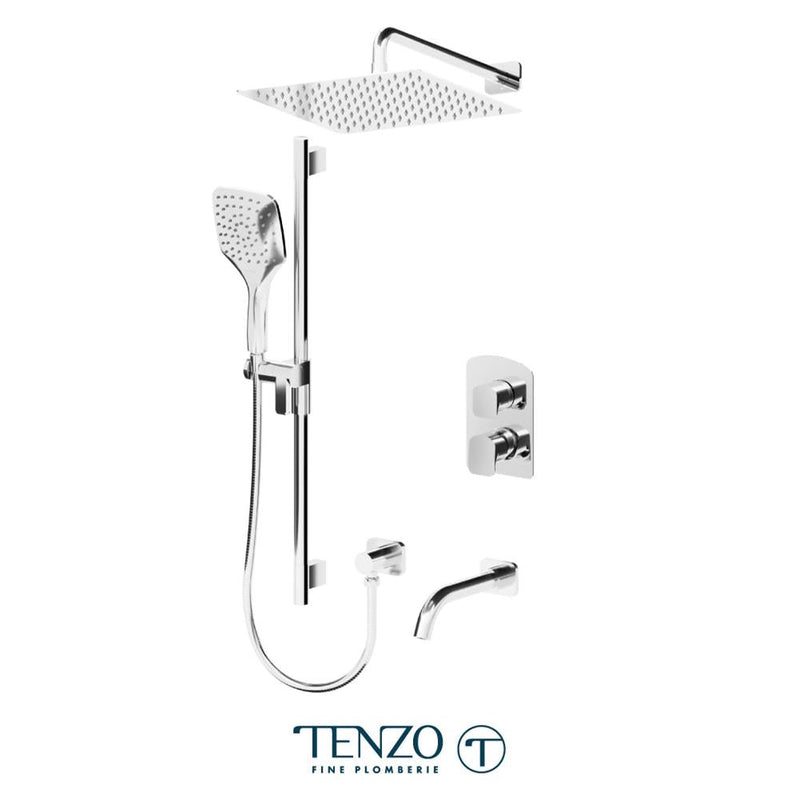 Tenzo F-DEPB33-501125 Trim For Delano T-Box Kit 3 Functions Pressure Balance