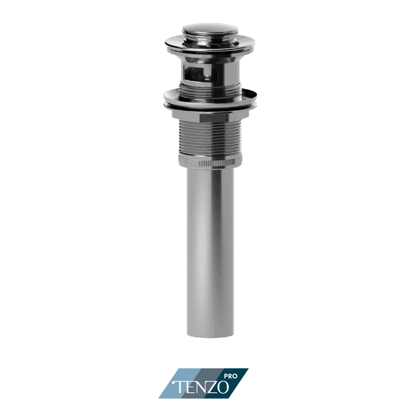 Tenzo DR-WOF-02 Push Pop-Up Drain Without Oveflow Round