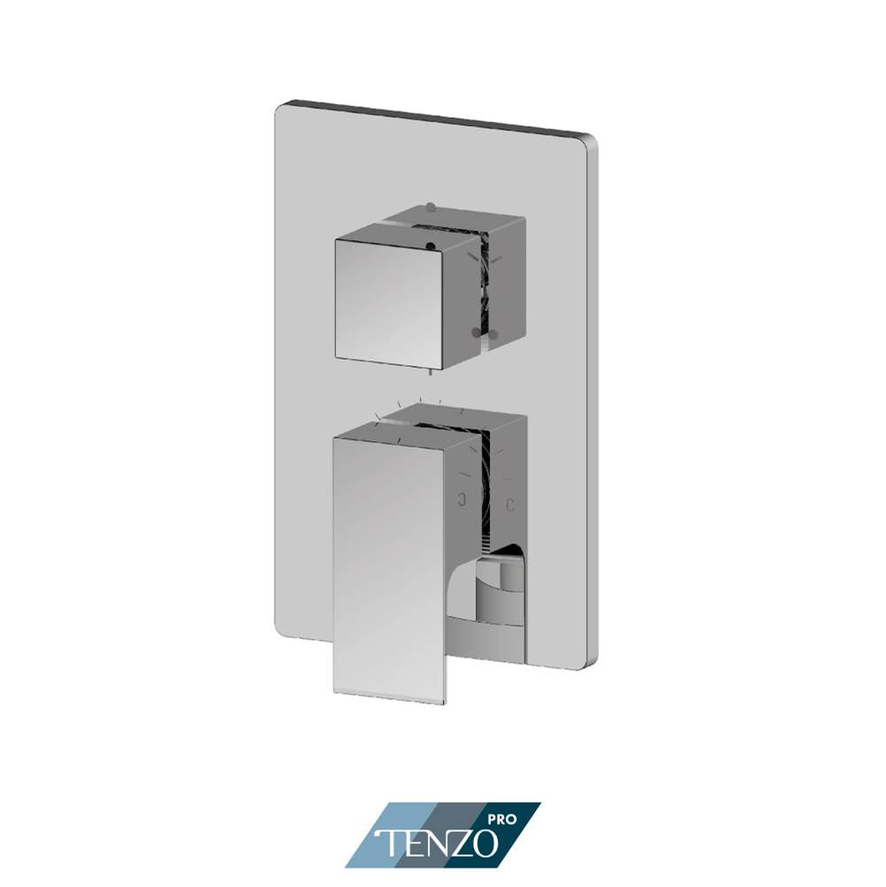 Tenzo F-KAPB23D-CR Trim For Kalissa Smart-Trim Valve Pressure Balance 2 3 Functions Chrome