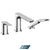 Tenzo GA35 Deck Mount 3 Pcs Tub Filler Galia