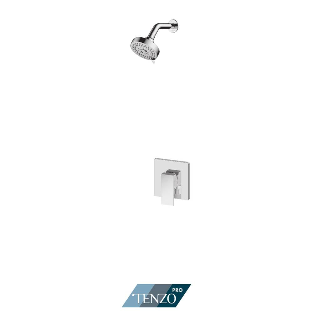 Tenzo KAPB21-0110-CR Kalissa Tenzo Pro Kit 1 Function Pressure Balance Chrome Finish