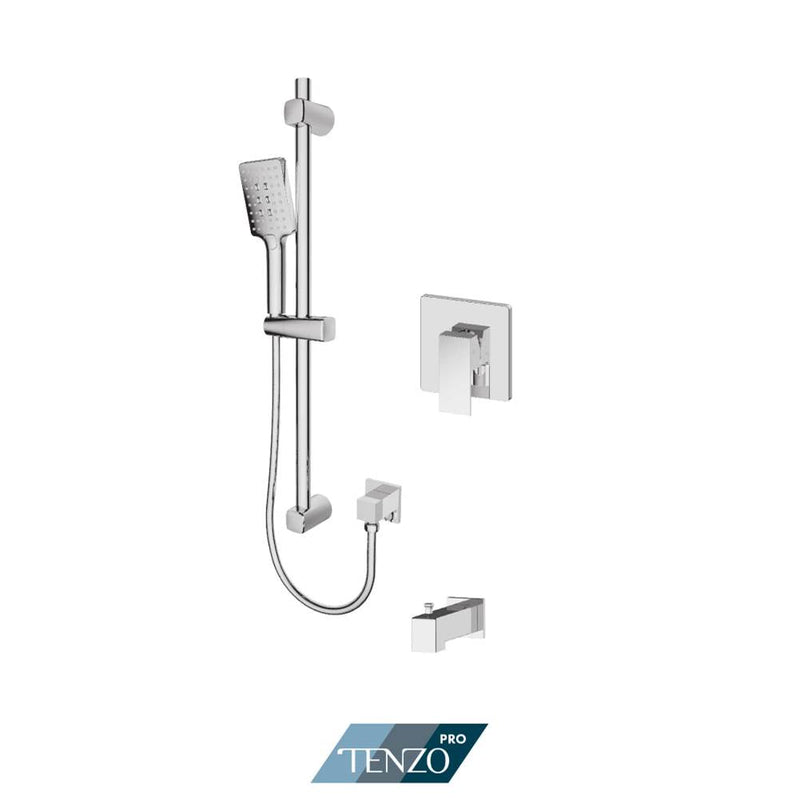 Tenzo F-KAPB21-1102-CR Trim For Kalissa Tenzo Pro Kit 1 Function Pressure Balance Chrome Finish