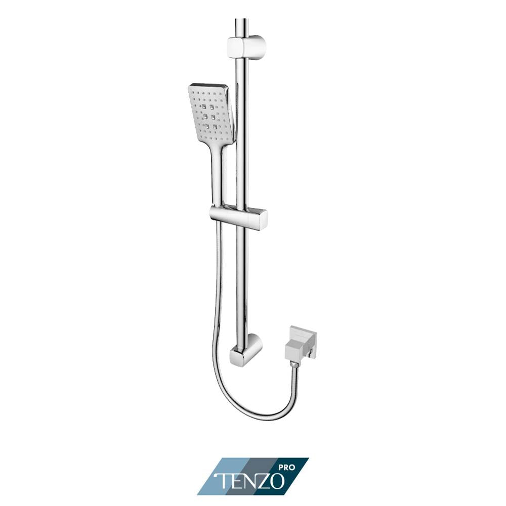 Tenzo KRD-1092411-CR Sliding Bar Kit With Elbow Chrome