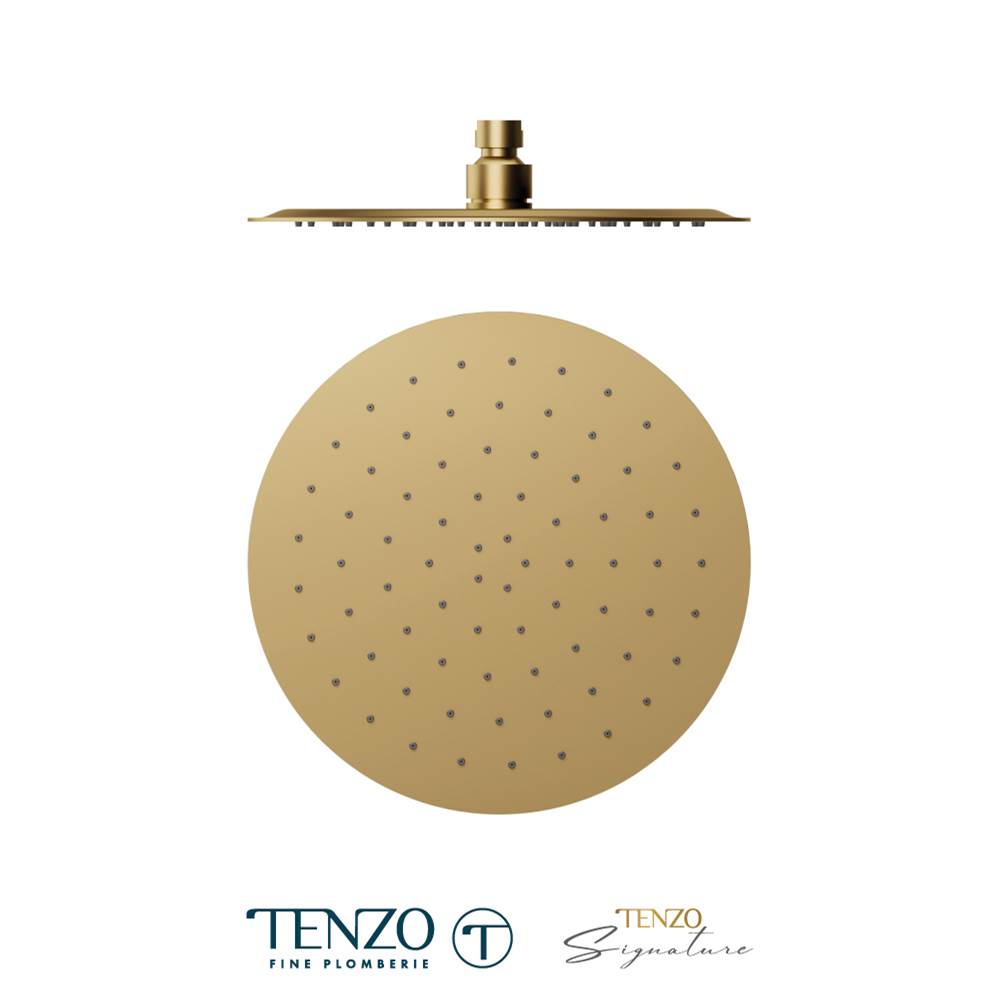 Tenzo SSTS-10-R Shower Head Round 25CM Stainless Steel 2MM - Parent