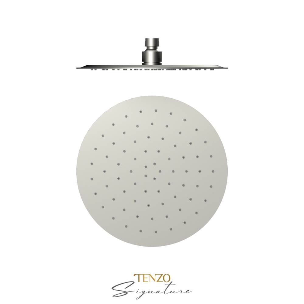 Tenzo SSTS-10-R Shower Head Round 25CM Stainless Steel 2MM