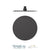 Tenzo SSTS-10-R Shower Head Round 25CM Stainless Steel 2MM