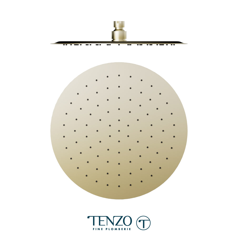 Tenzo SSTS-12-R Shower Head Round 30CM Stainless Steel 2MM