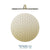 Tenzo SSTS-12-R Shower Head Round 30CM Stainless Steel 2MM
