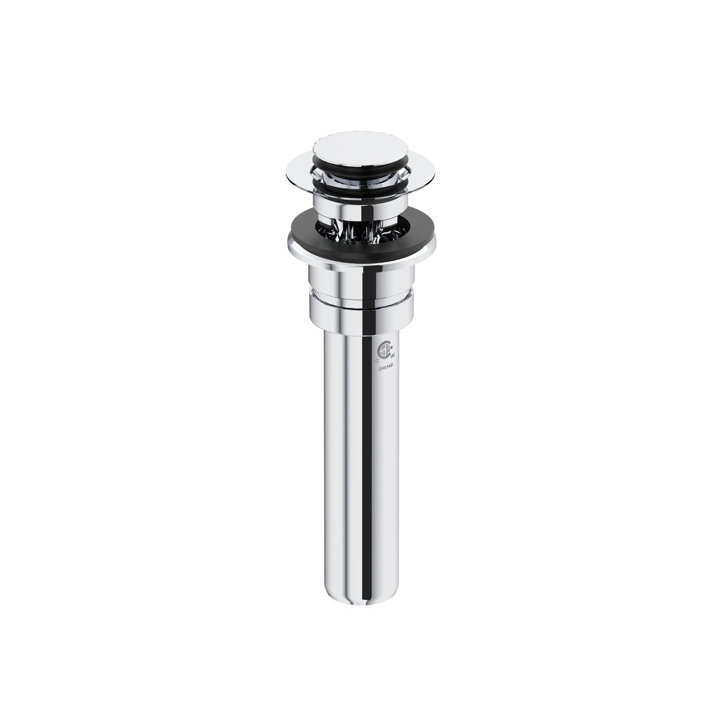 Perrin & Rowe U.0127DOF Lavatory Push Drain With Overflow - Parent