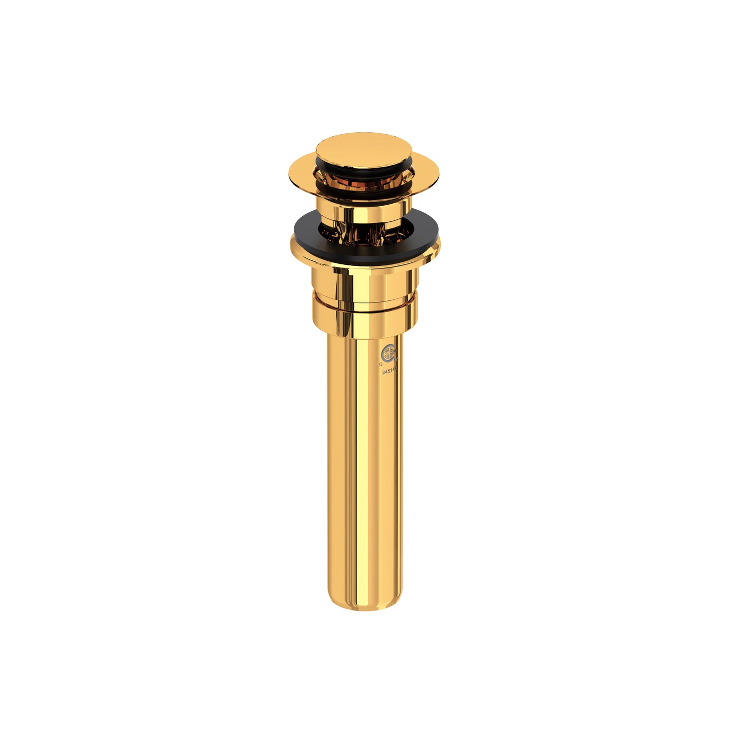Perrin & Rowe U.0127DOF Lavatory Push Drain With Overflow
