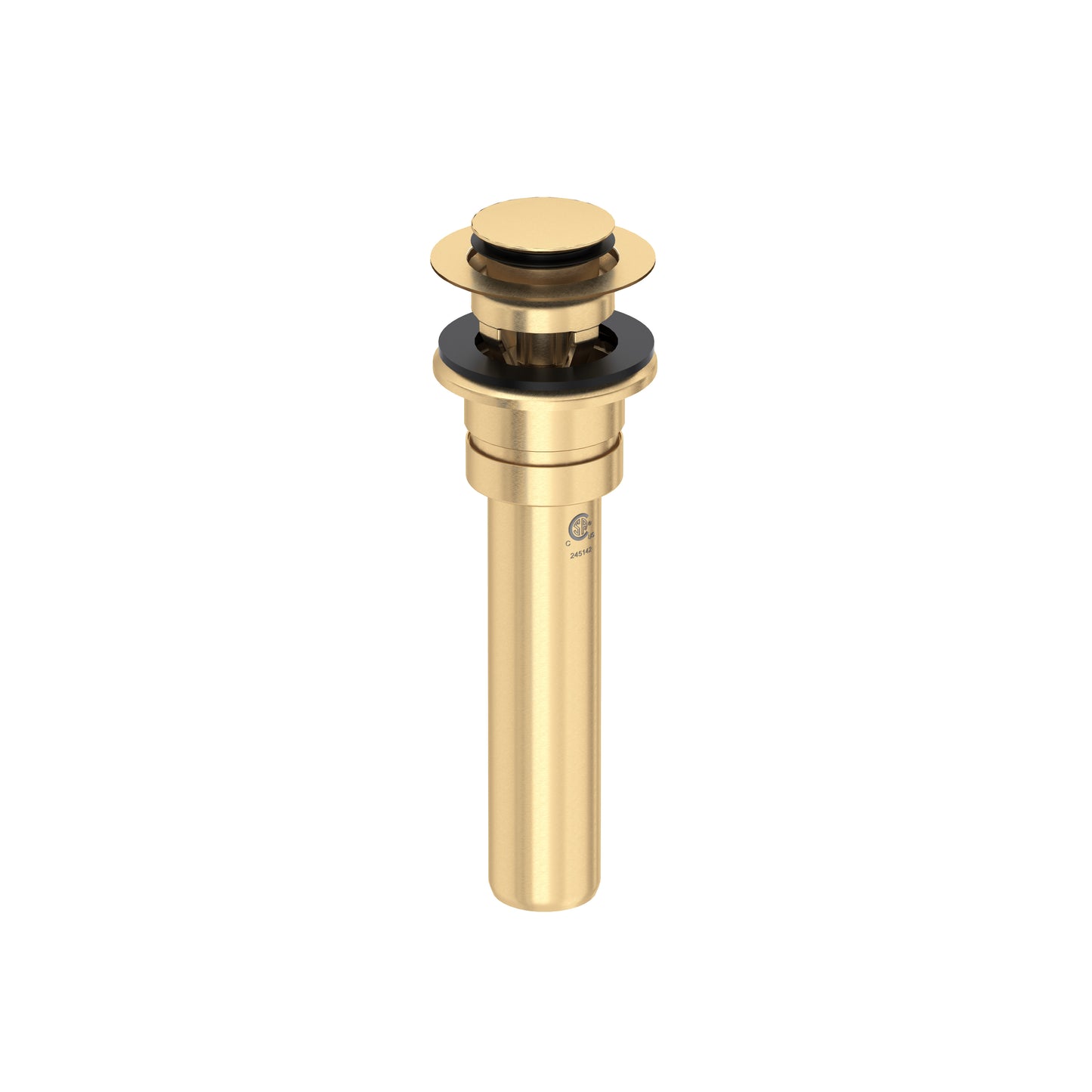 Perrin & Rowe U.0127DOF Lavatory Push Drain With Overflow