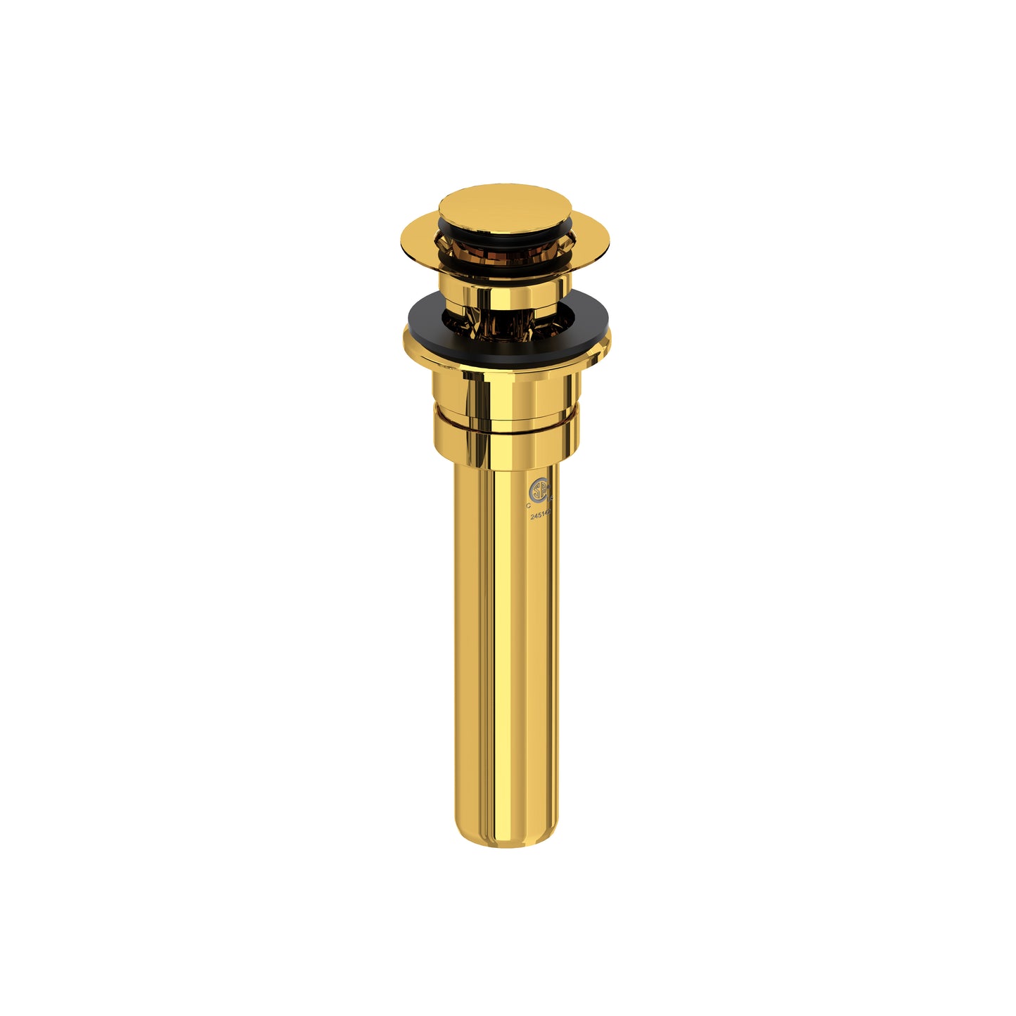 Perrin & Rowe U.0127DOF Lavatory Push Drain With Overflow