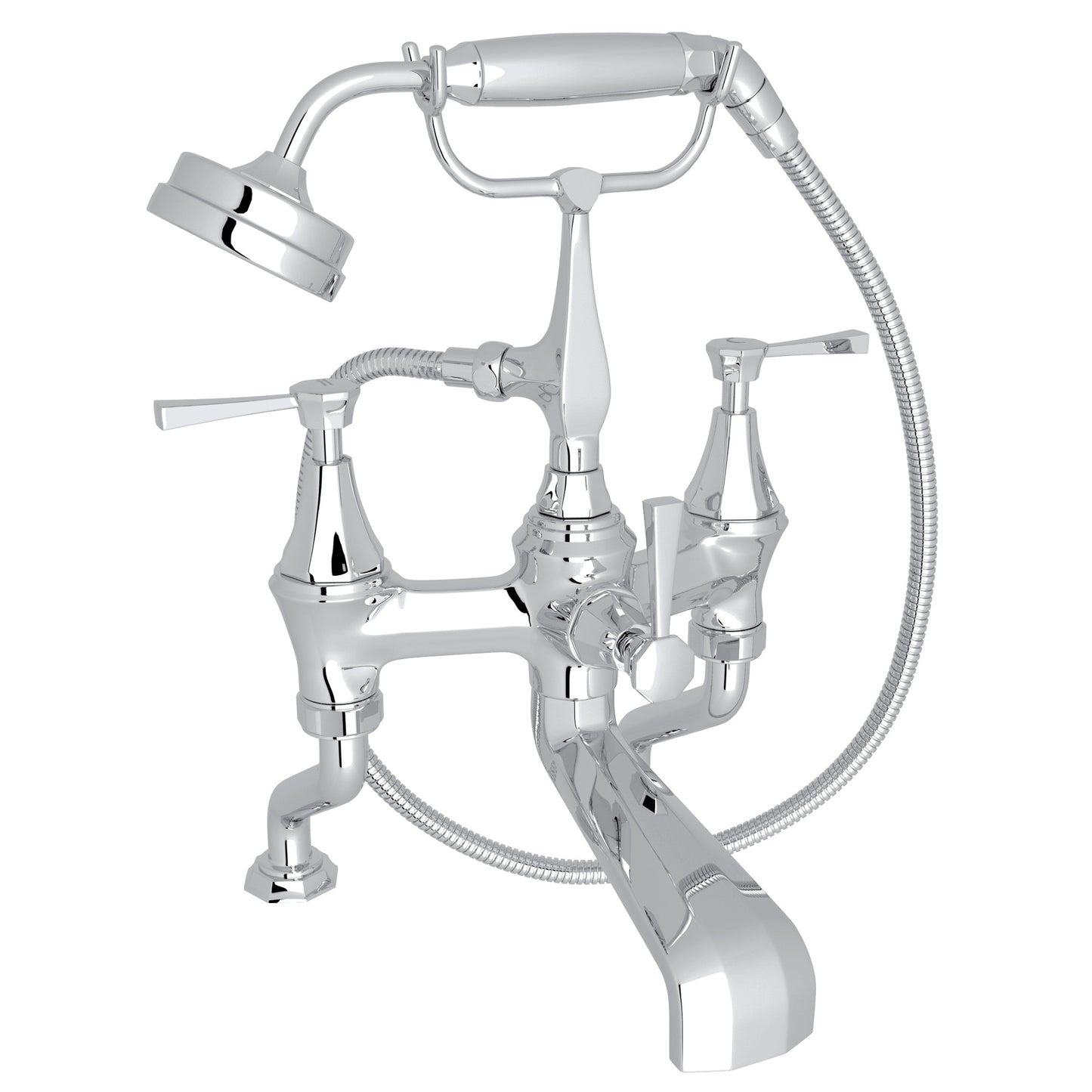 Perrin & Rowe U.3100 Deco Exposed Deck Mount Tub Filler - Parent