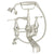 Perrin & Rowe U.3100 Deco Exposed Deck Mount Tub Filler