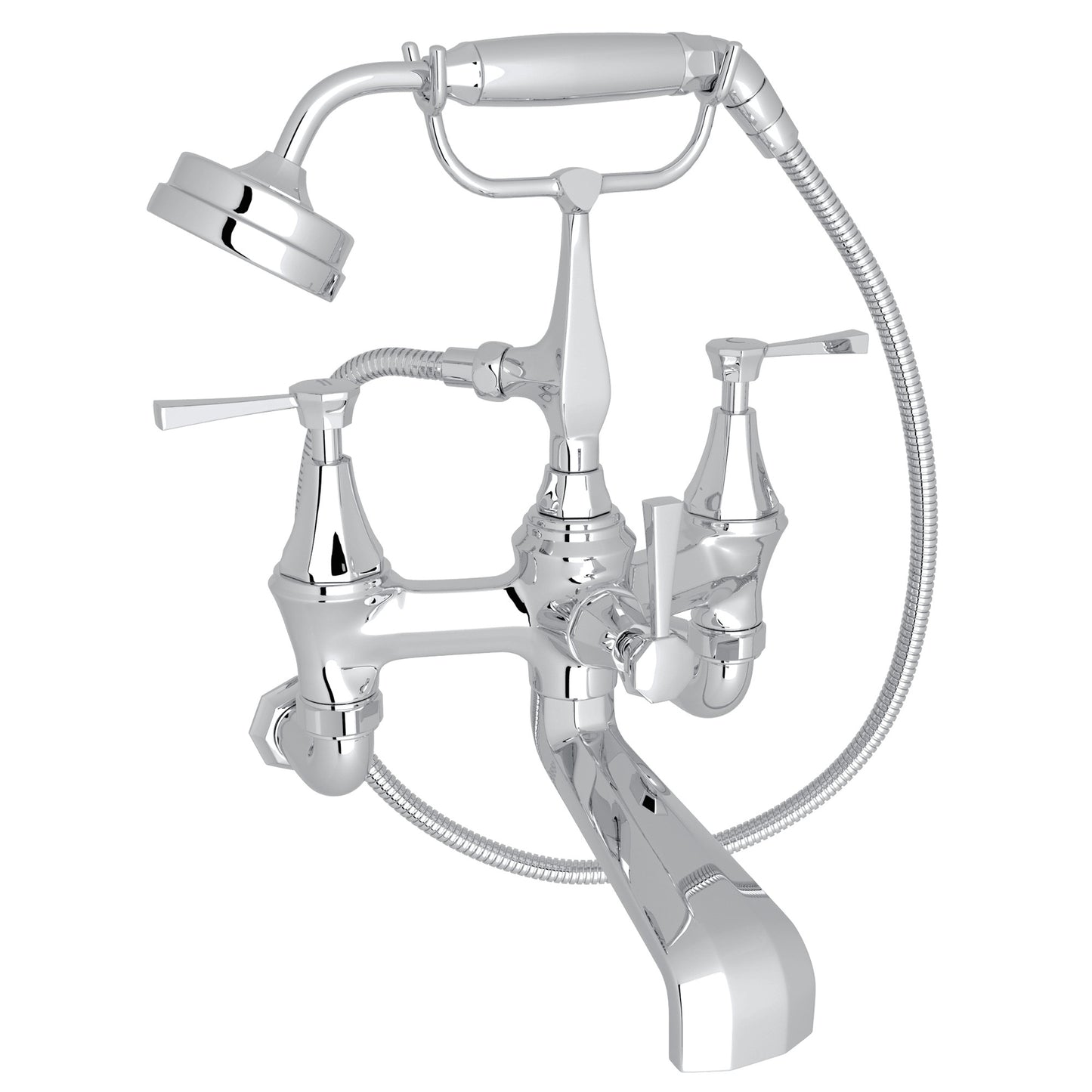 Perrin & Rowe U.3110 Deco Exposed Wall Mount Tub Filler - Parent