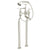 Perrin & Rowe U.3120 Deco Floor Mount Tub Filler