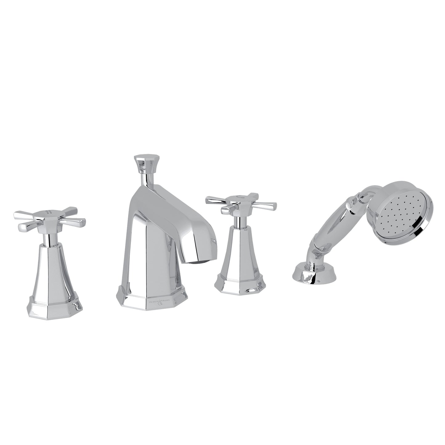 Perrin & Rowe U.3153 Deco 4-Hole Deck Mount Tub Filler - Parent