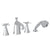 Perrin & Rowe U.3153 Deco 4-Hole Deck Mount Tub Filler - Parent