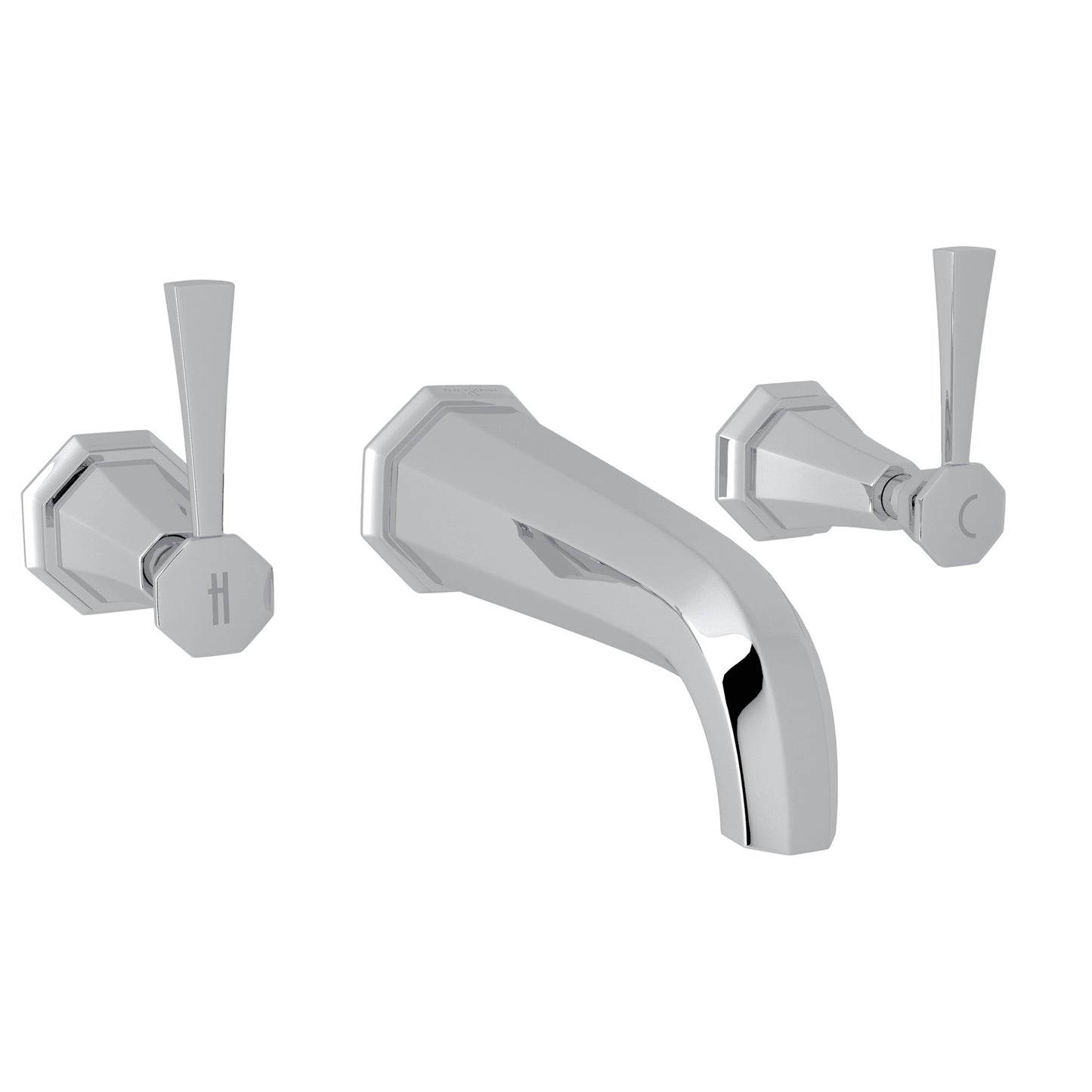 Perrin & Rowe U.3170 Deco Wall Mount Lavatory Faucet Trim - Parent