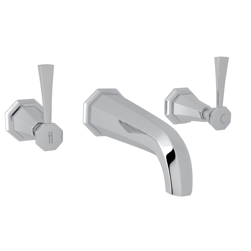 Perrin & Rowe U.3170 Deco Wall Mount Lavatory Faucet Trim - Parent