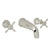 Perrin & Rowe U.3171 Deco Wall Mount Lavatory Faucet Trim