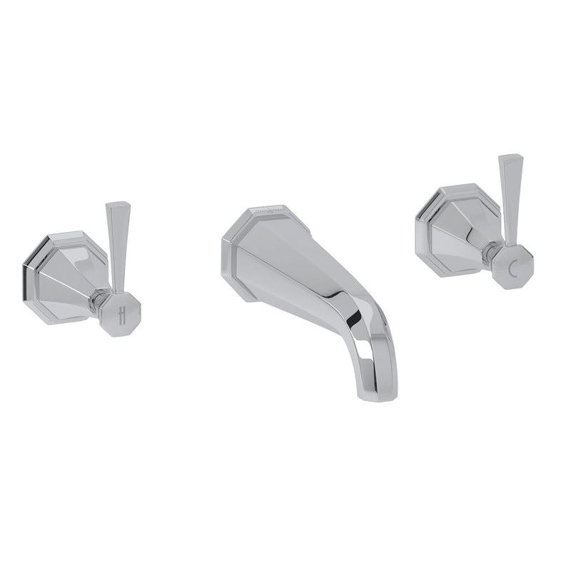 Perrin & Rowe U.3178 Deco Wall Mount Tub Filler Trim - Parent