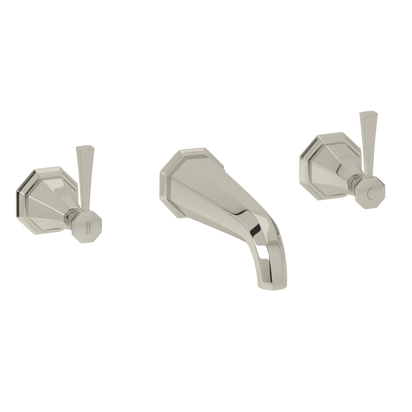 Perrin & Rowe U.3178 Deco Wall Mount Tub Filler Trim
