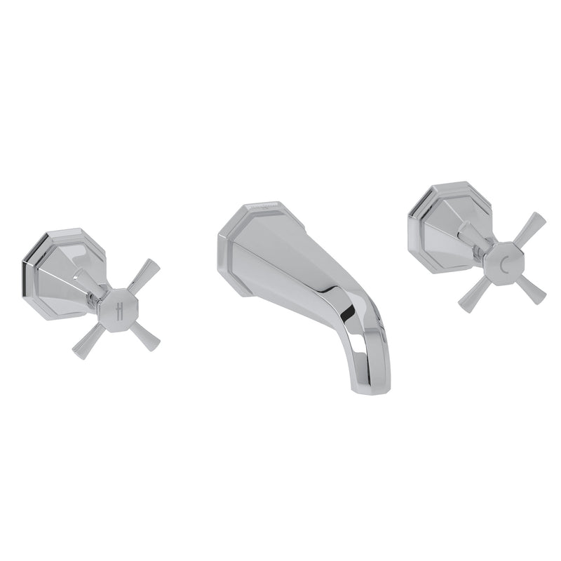 Perrin & Rowe U.3179 Deco Wall Mount Tub Filler Trim - Parent
