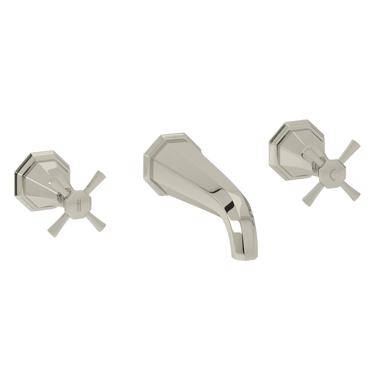 Perrin & Rowe U.3179 Deco Wall Mount Tub Filler Trim