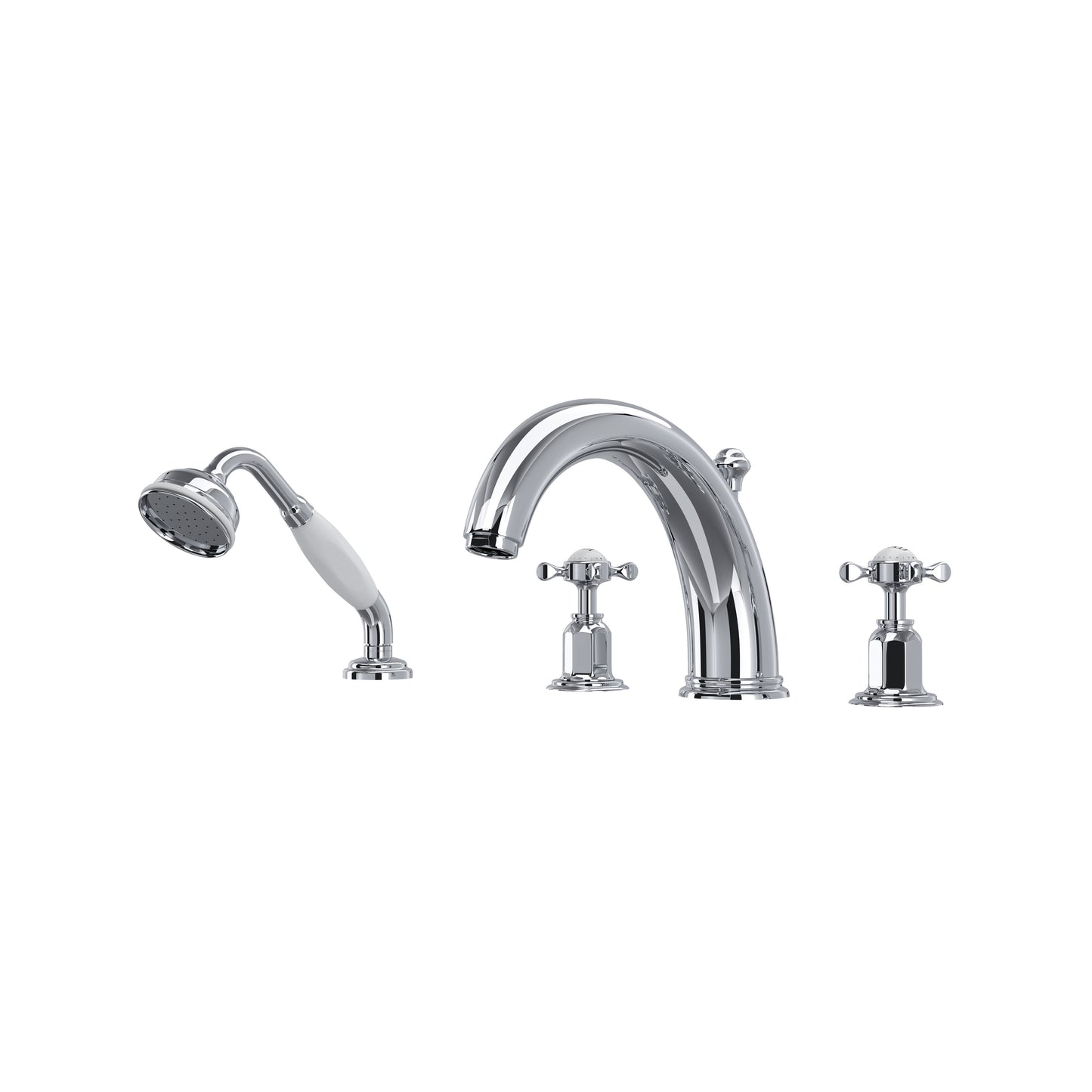 Perrin & Rowe U.3249 Edwardian 4-Hole Deck Mount Tub Filler - Parent