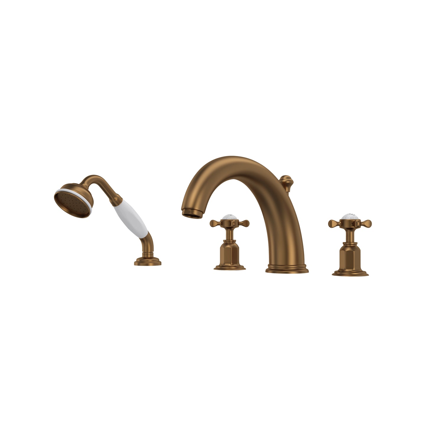 Perrin & Rowe U.3249 Edwardian 4-Hole Deck Mount Tub Filler