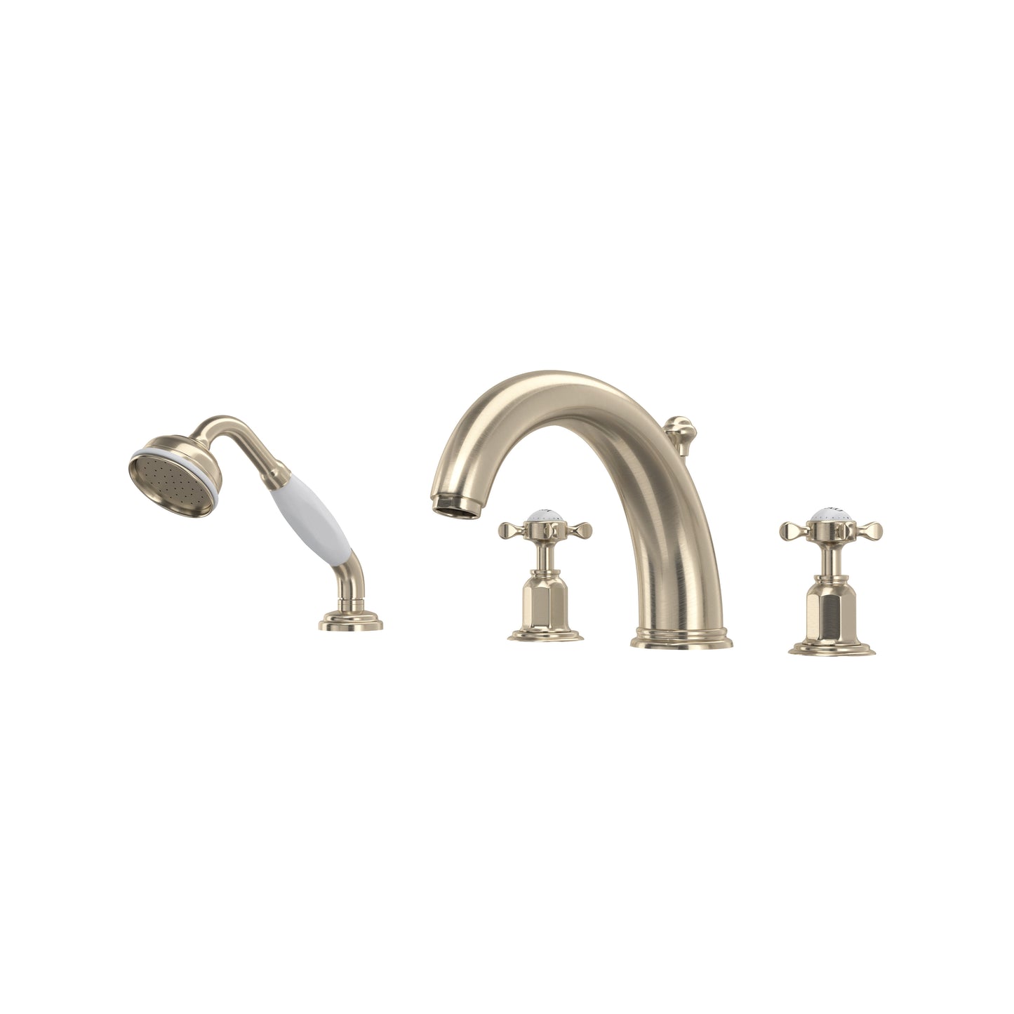 Perrin & Rowe U.3249 Edwardian 4-Hole Deck Mount Tub Filler