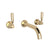 Perrin & Rowe U.3321TO Holborn Wall Mount Lavatory Faucet Trim