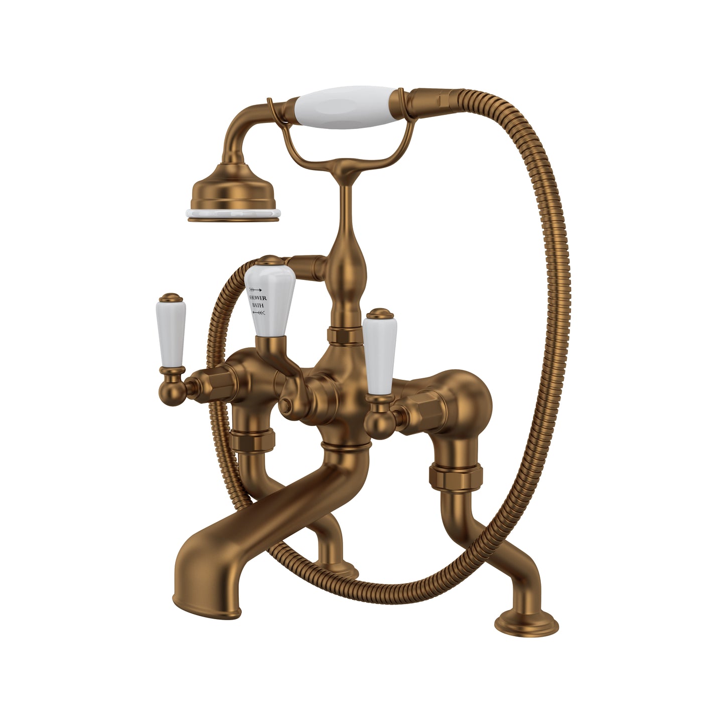 Perrin & Rowe U.3500 Traditional Exposed Deck Mount Tub Filler