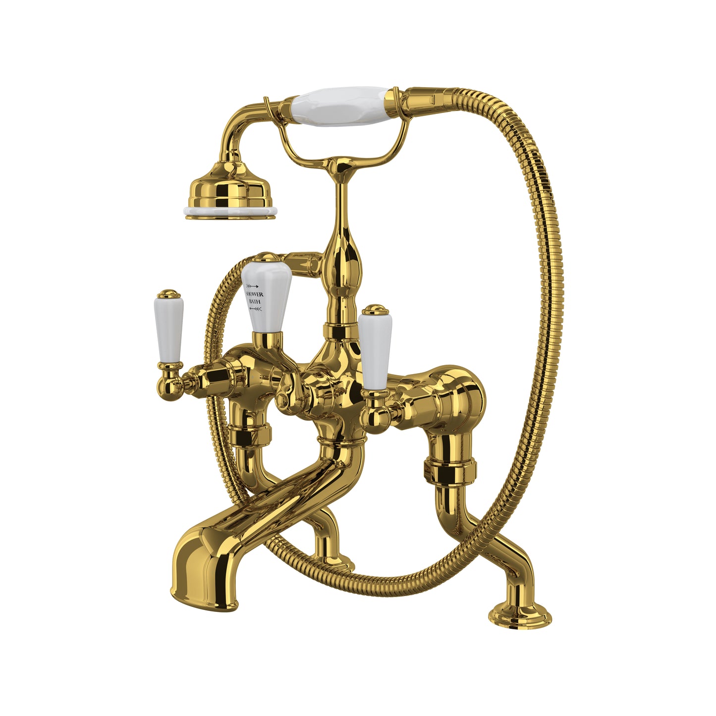Perrin & Rowe U.3500 Traditional Exposed Deck Mount Tub Filler