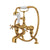 Perrin & Rowe U.3501 Traditional Exposed Wall Mount Tub Filler