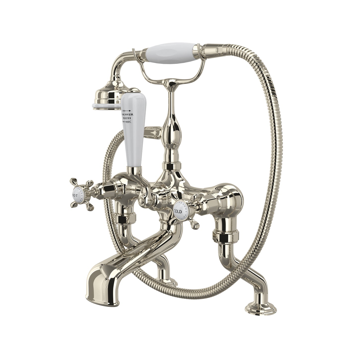 Perrin & Rowe U.3501 Traditional Exposed Wall Mount Tub Filler