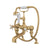 Perrin & Rowe U.3501 Traditional Exposed Wall Mount Tub Filler